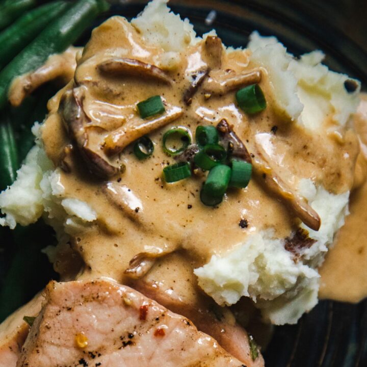 Homemade Chestnut Mushroom Gravy