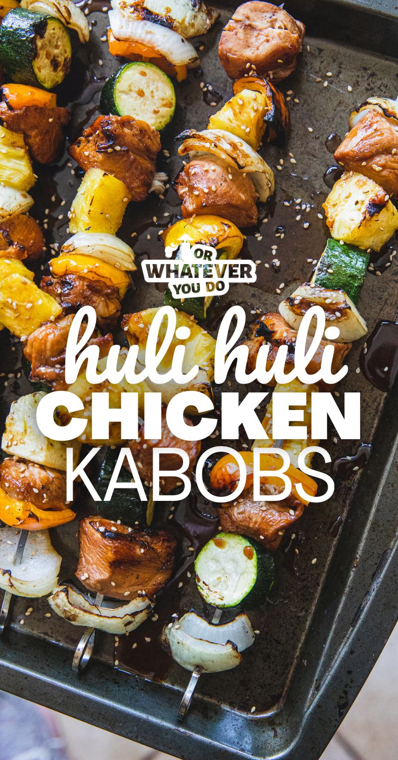 Huli Huli Chicken Kabobs