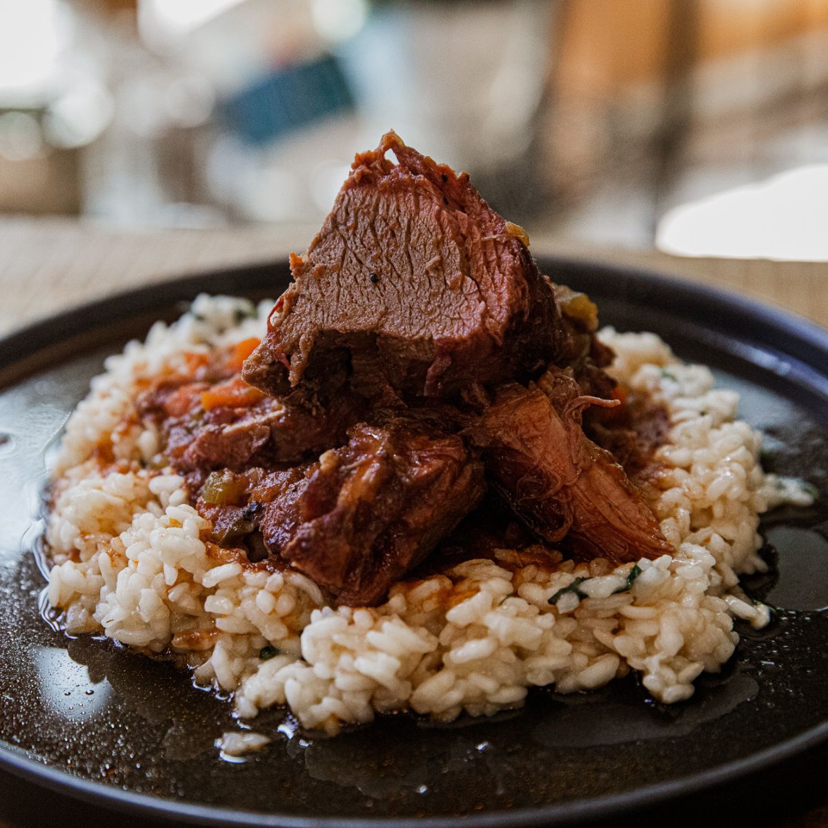 Smoked Venison Osso Buco