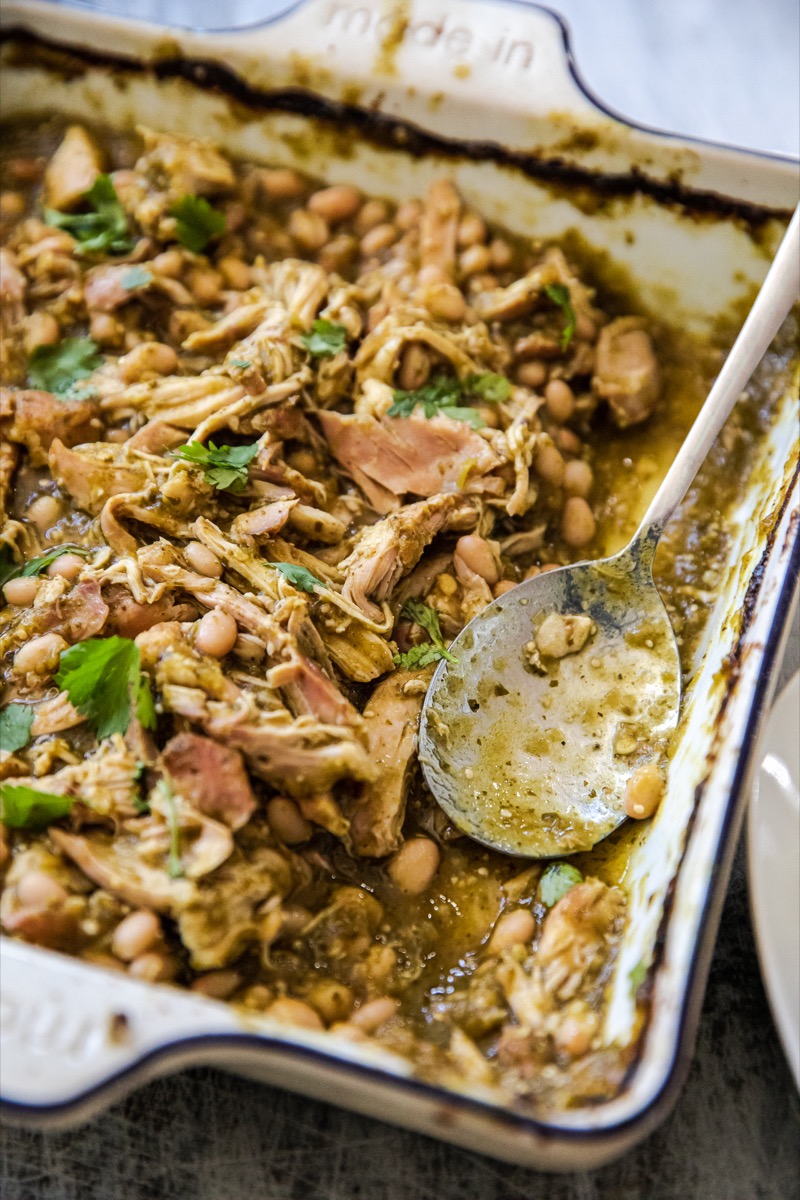 Smoked Chicken Chile Verde