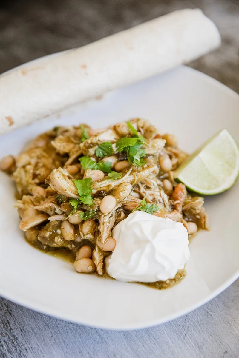 Smoked Chicken Chile Verde