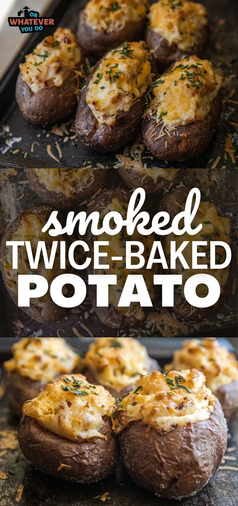 Smoked Twice Baked Potato