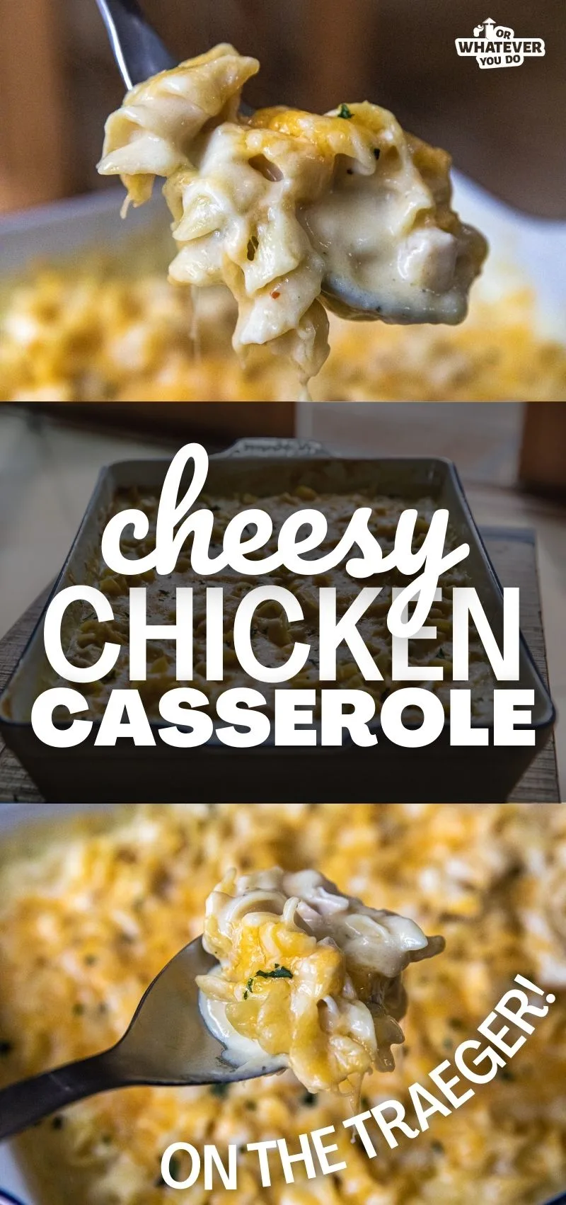 Traeger Cheesy Chicken Casserole