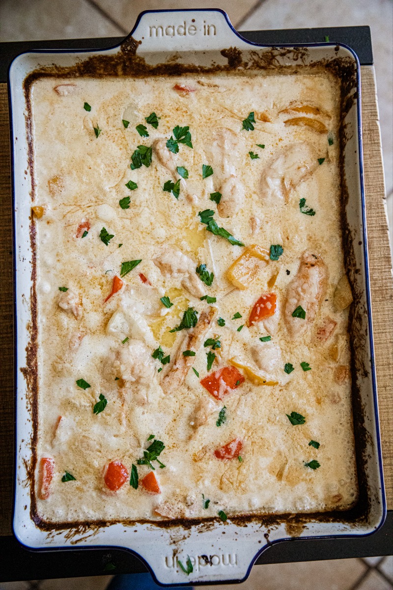 Traeger Creamy Chicken Pasta