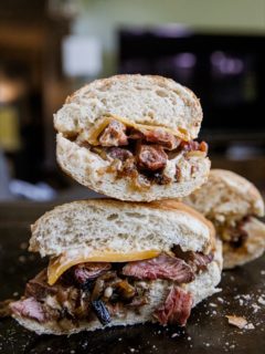 Traeger Grilled Steak Sandwich