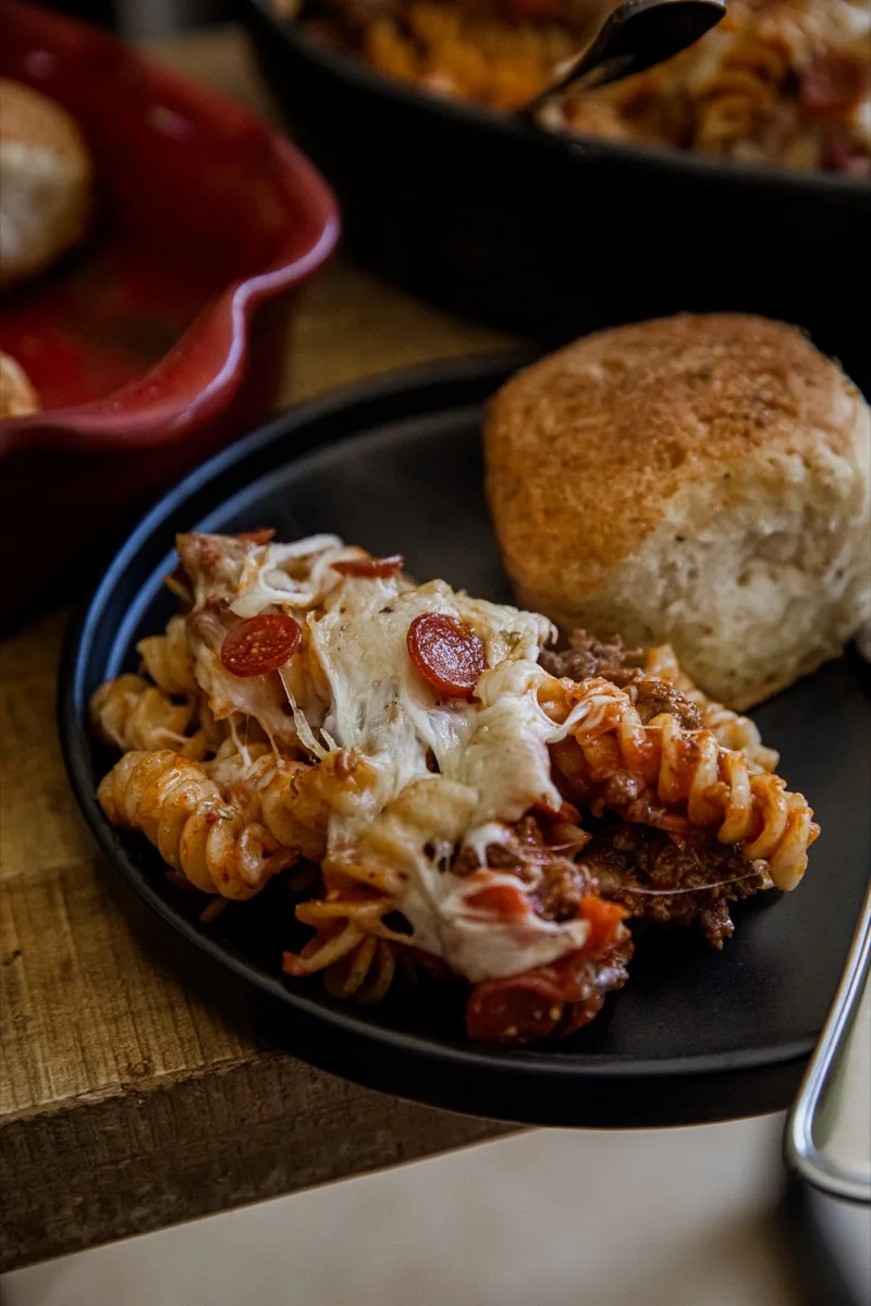 Traeger Pizza Pasta Hotdish