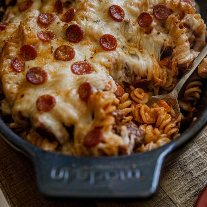 Traeger Pizza Pasta Hotdish
