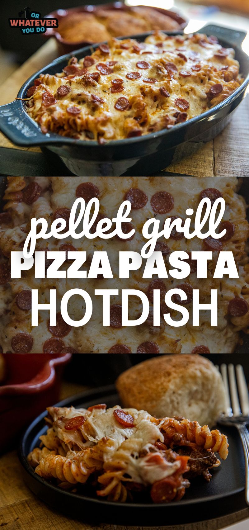 Traeger Pizza Pasta Hotdish