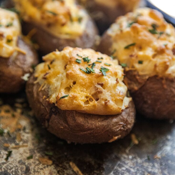 Smoked Twice Baked Potatoes
