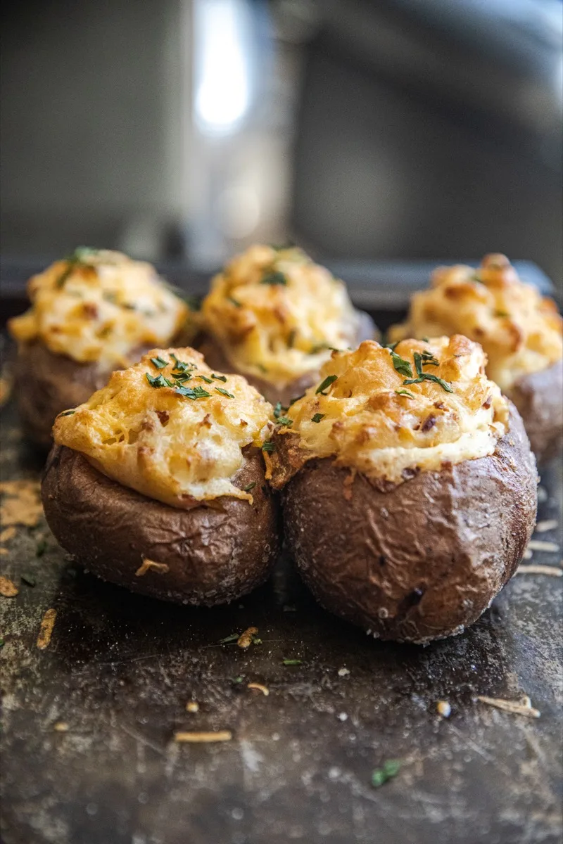 Smoked Twice Baked Potato