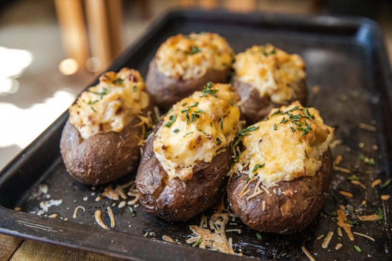 Smoked Twice Baked Potato