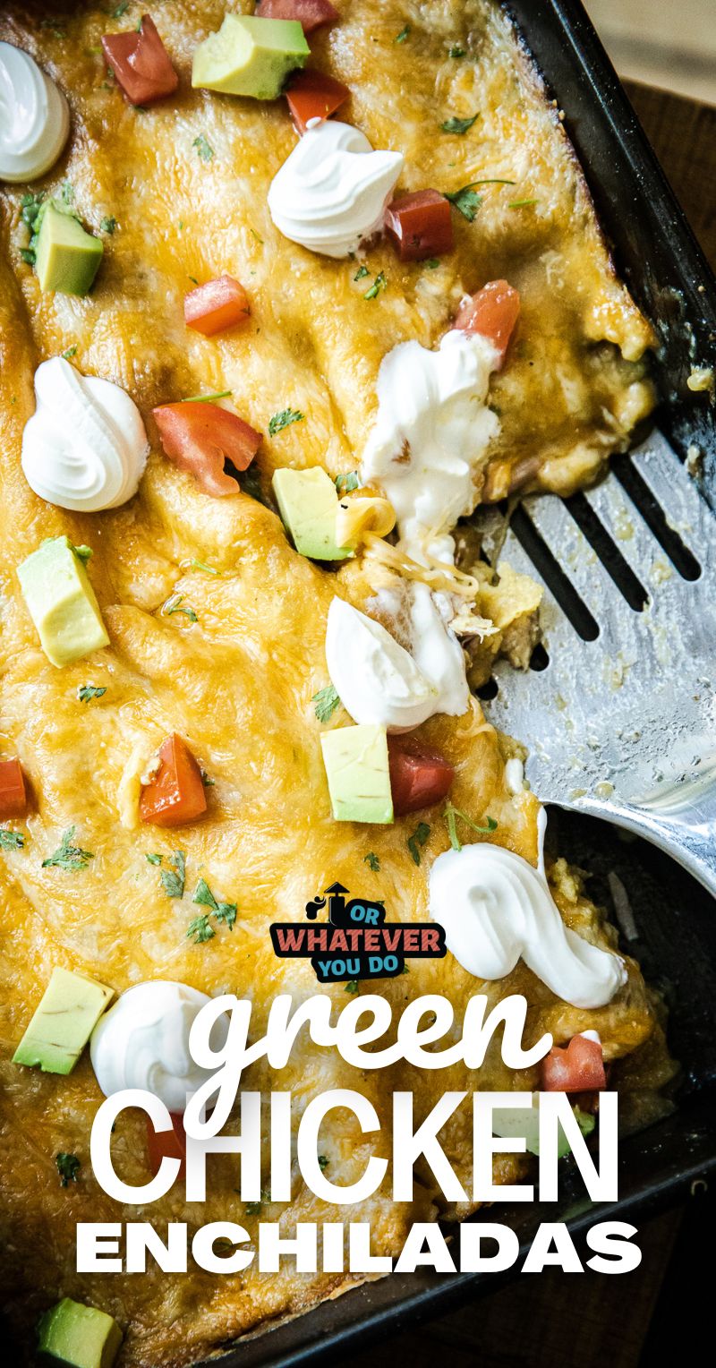 Green Chicken Enchiladas