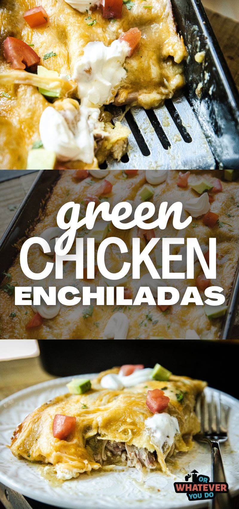 Green Chicken Enchiladas