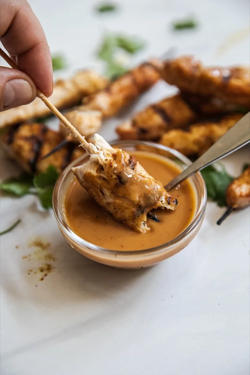 Peanut Chicken Satay