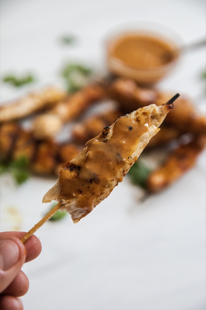 Peanut Chicken Satay