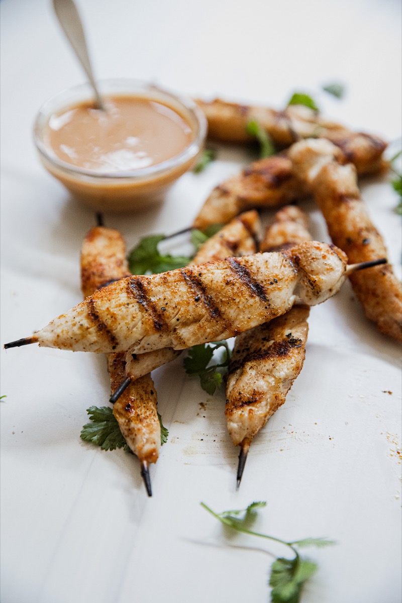 Peanut Chicken Satay