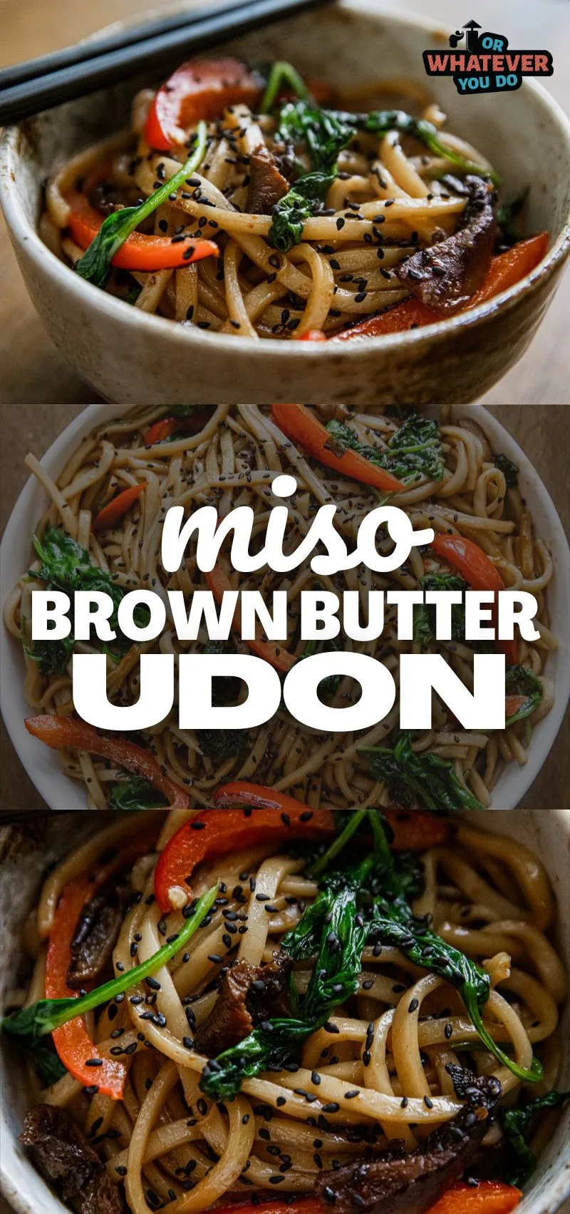 Shoyu Butter Udon Noodles