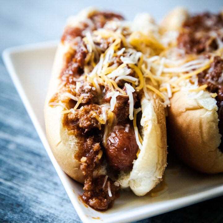 Traeger No-Bean Chili Dogs