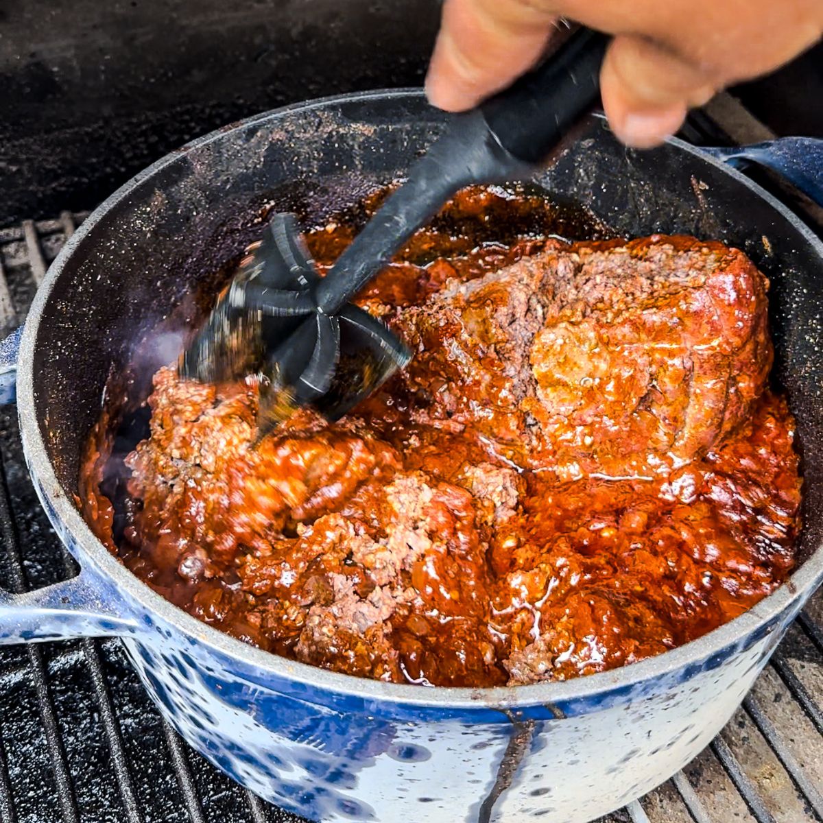 Smoked Over The Top No-Bean Chili Recipe