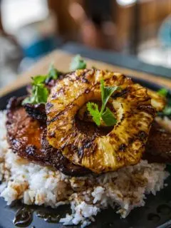 Grilled Teriyaki Pork Chops