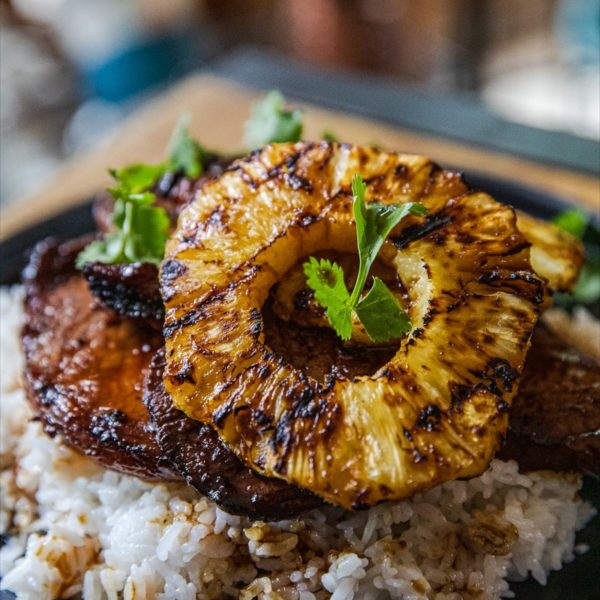 Grilled Teriyaki Pork Chops
