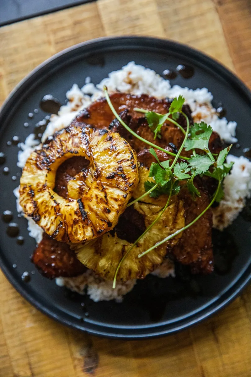 Grilled Teriyaki Pork Chops