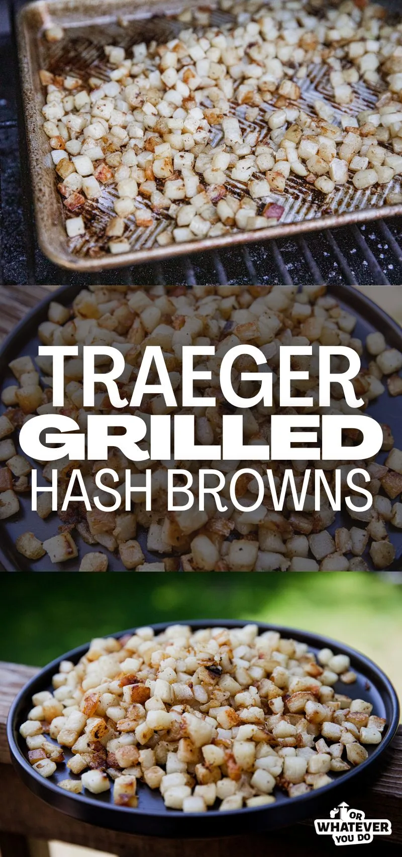 Traeger Grilled Hash Browns