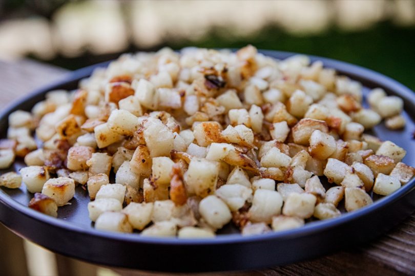 Traeger Grilled Hash Browns