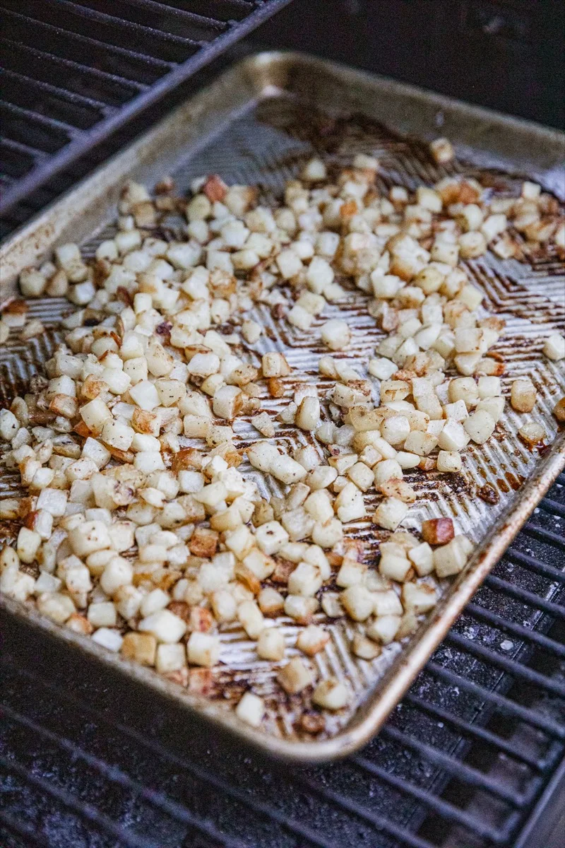 Traeger Grilled Hash Browns