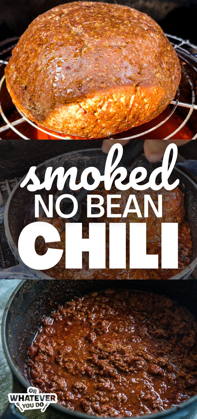 Smoked No-Bean Chili Recipe