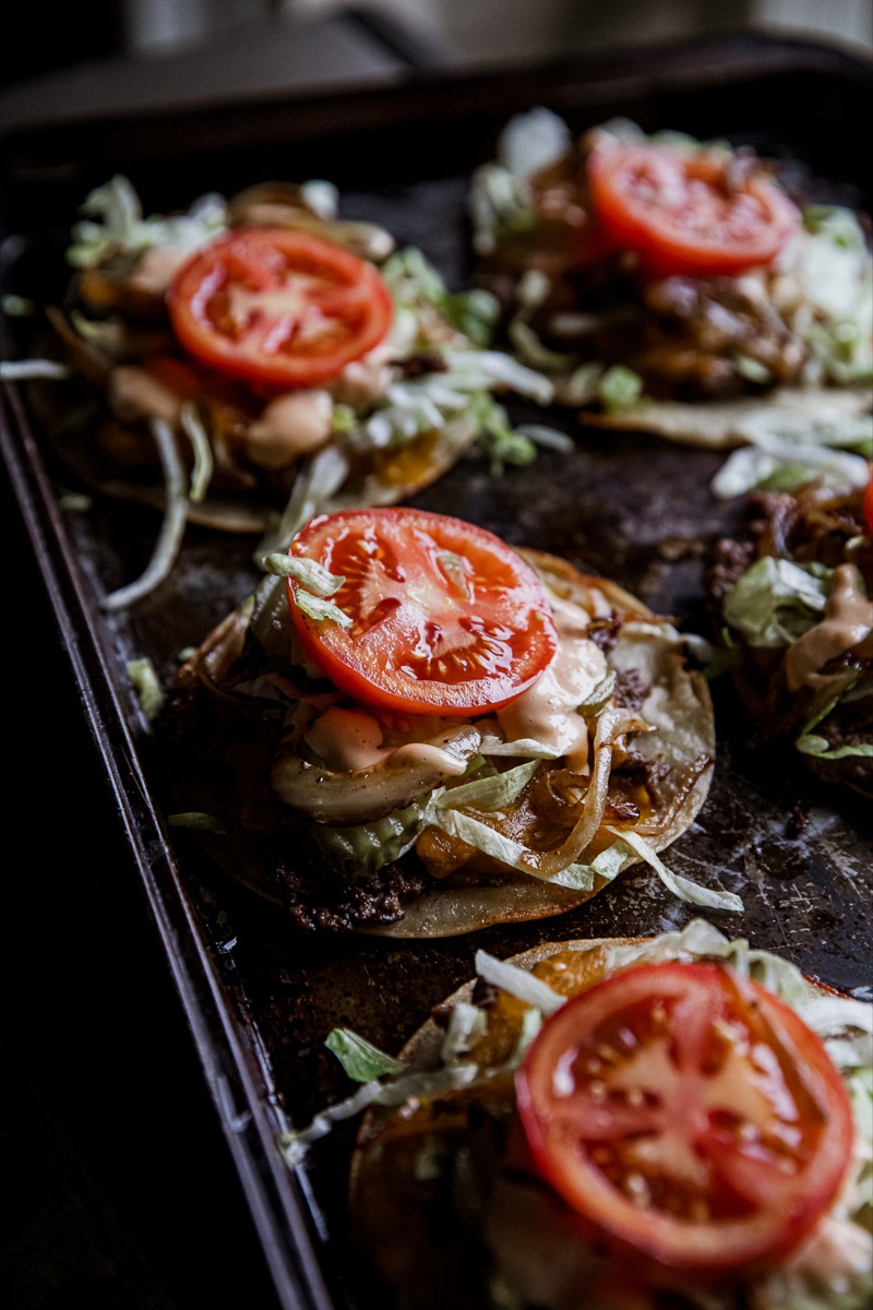 Smash Burger Tacos