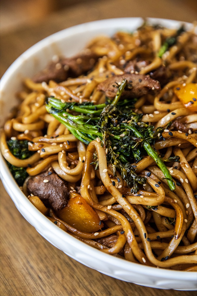 Blackstone Steak Udon