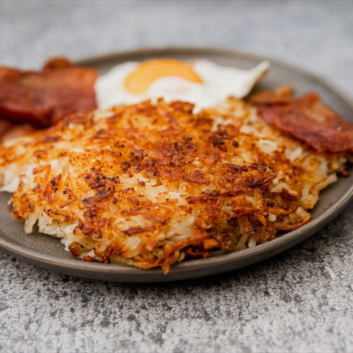 Crispy Shredded Hash Browns - The Midwest Kitchen Blog