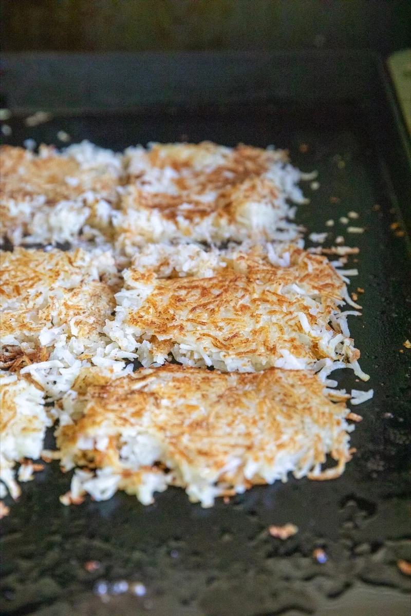 Crispy Shredded Hash Browns - The Midwest Kitchen Blog