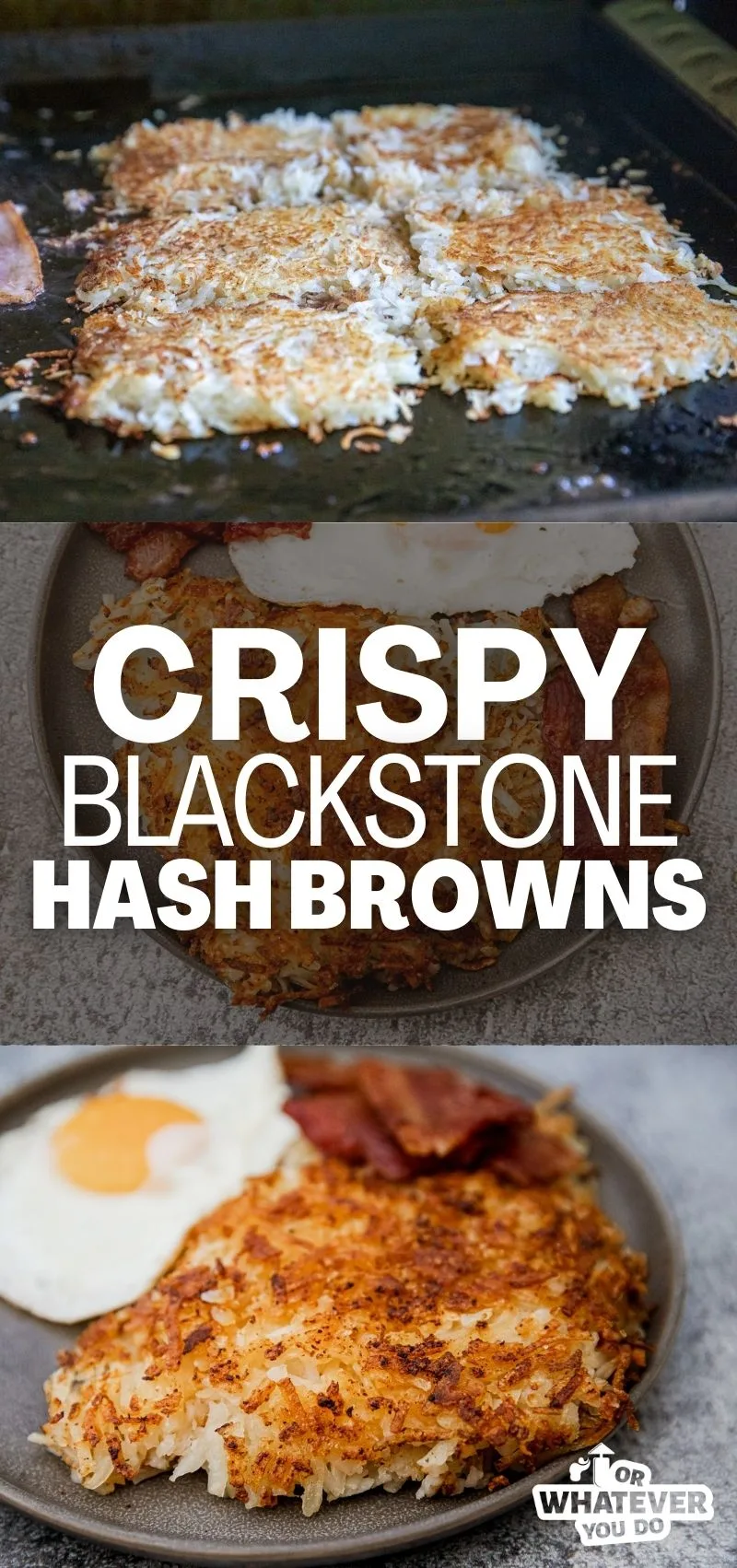 Crispy Blackstone Hash Browns