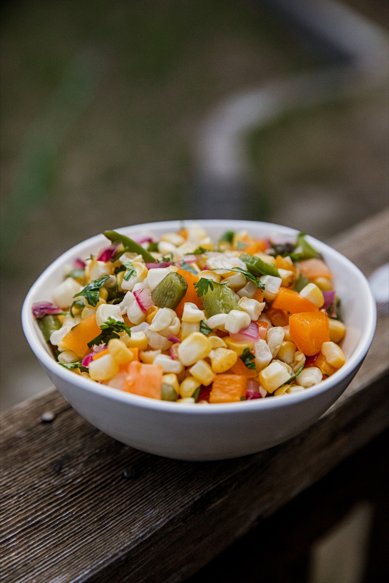 Grilled Corn Salsa