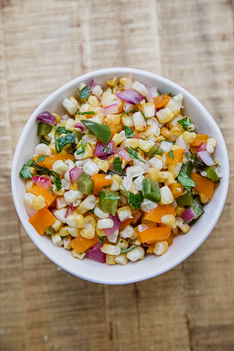 Grilled Corn Salsa