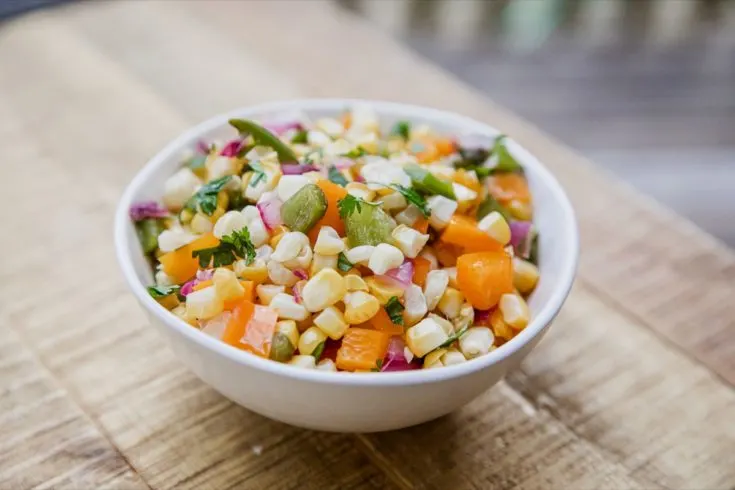 Grilled Corn Salsa