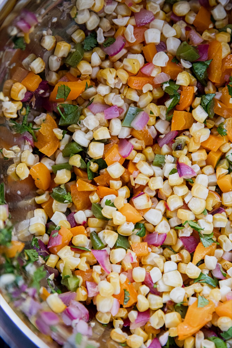 Grilled Corn Salsa