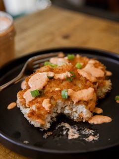 Poke Salmon Cakes