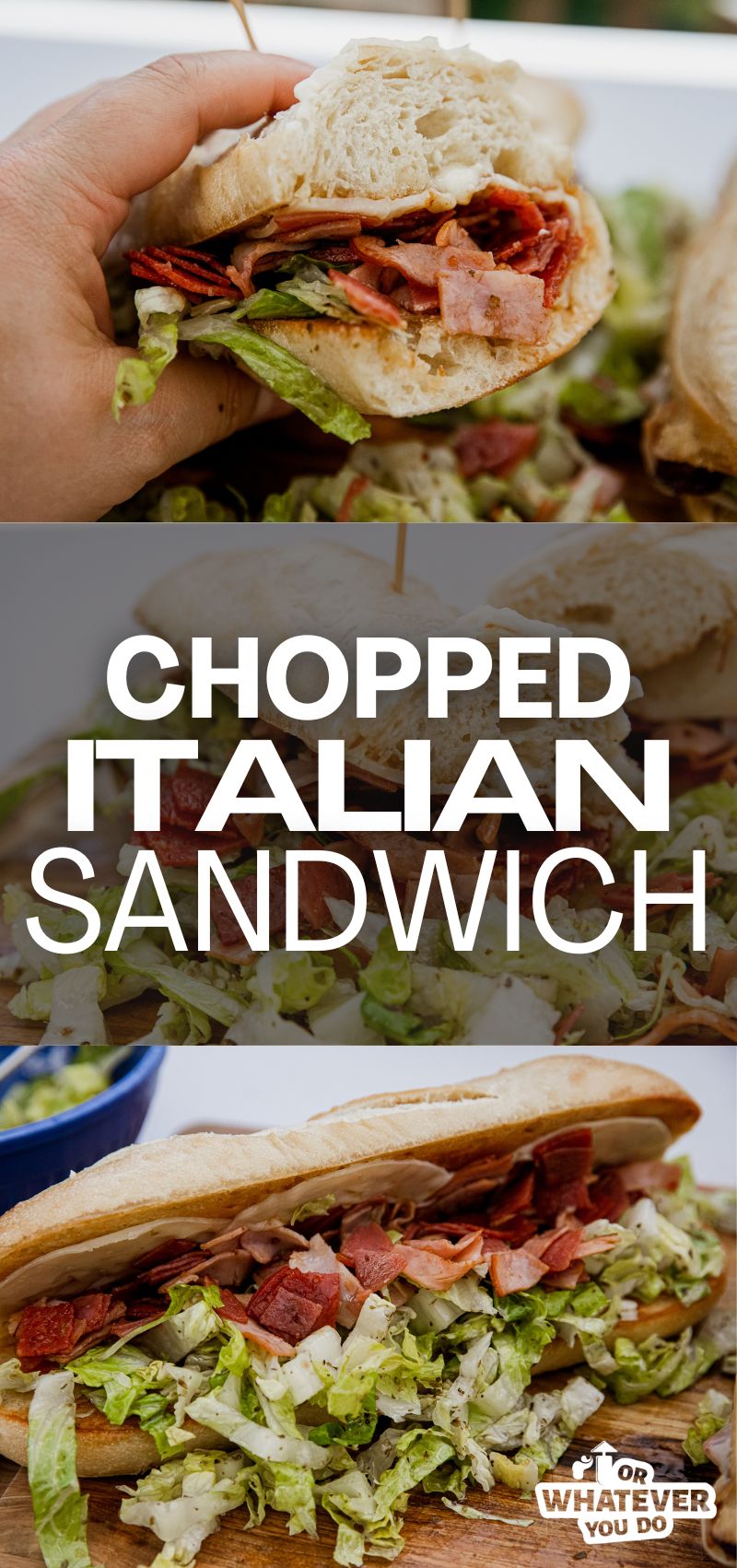 TikTok Viral Chopped Italian Sandwich