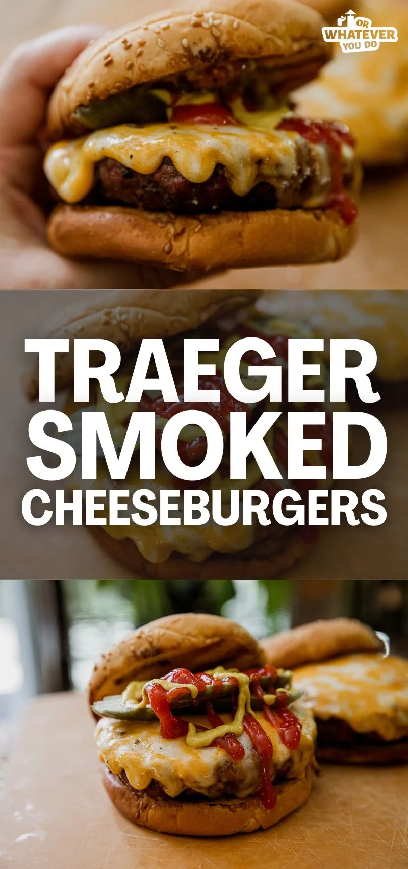 Traeger Smoked Cheeseburgers