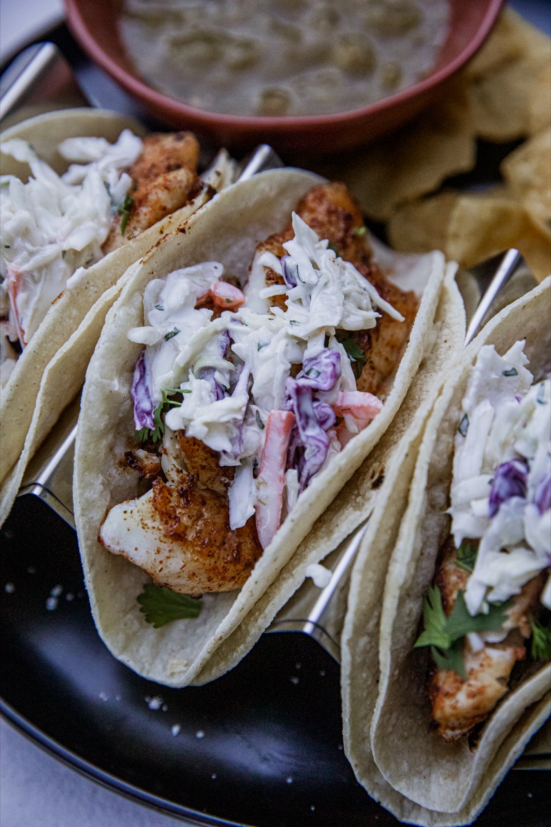 Blackstone Blackened Fish Tacos