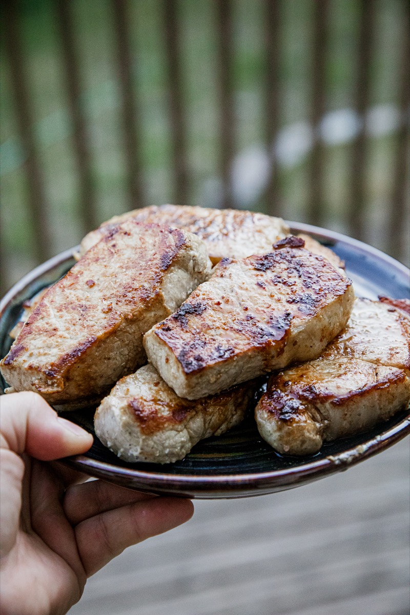 Blackstone Pork Chops