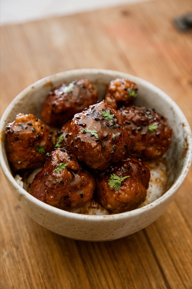 Blackstone Teriyaki Meatballs