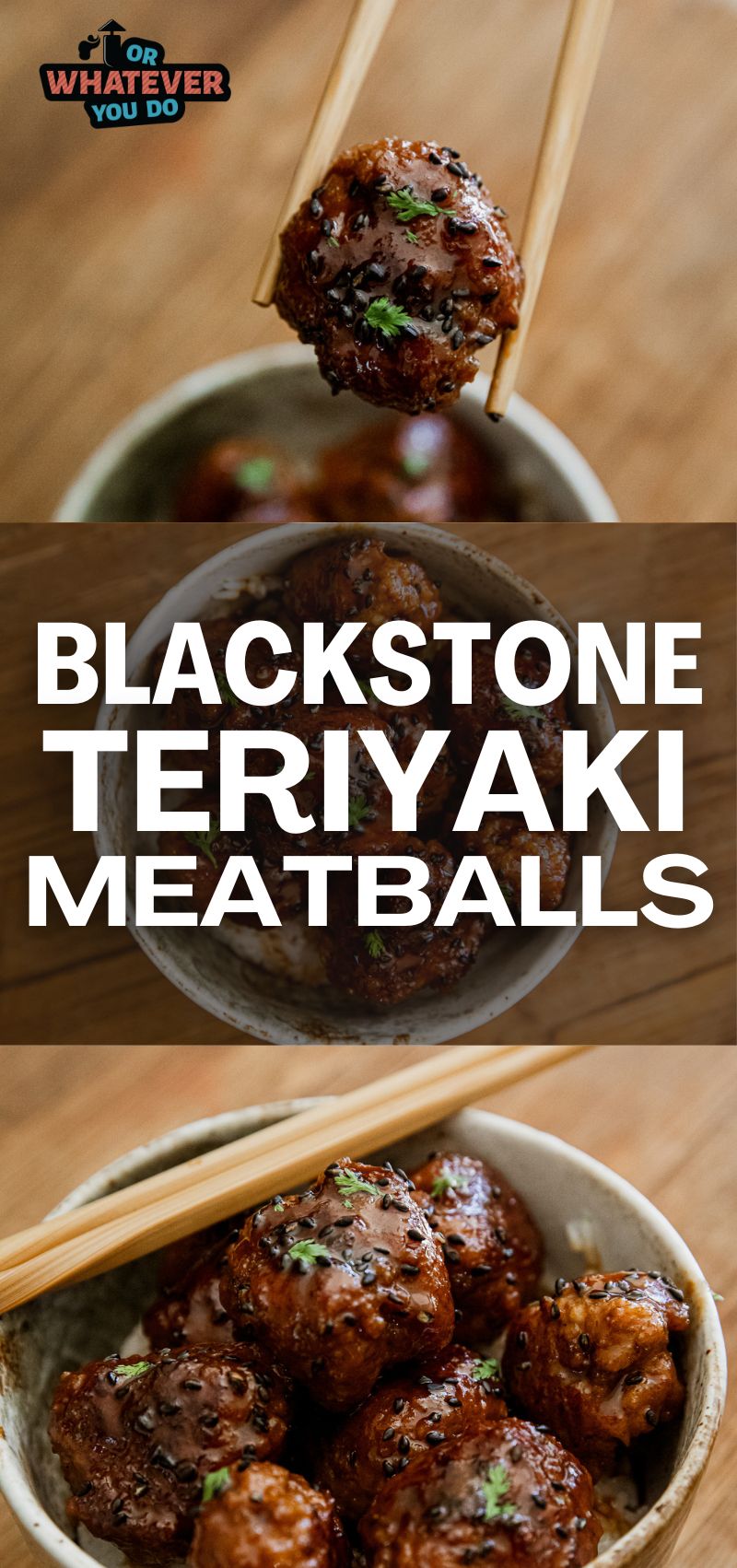 Blackstone Teriyaki Meatballs