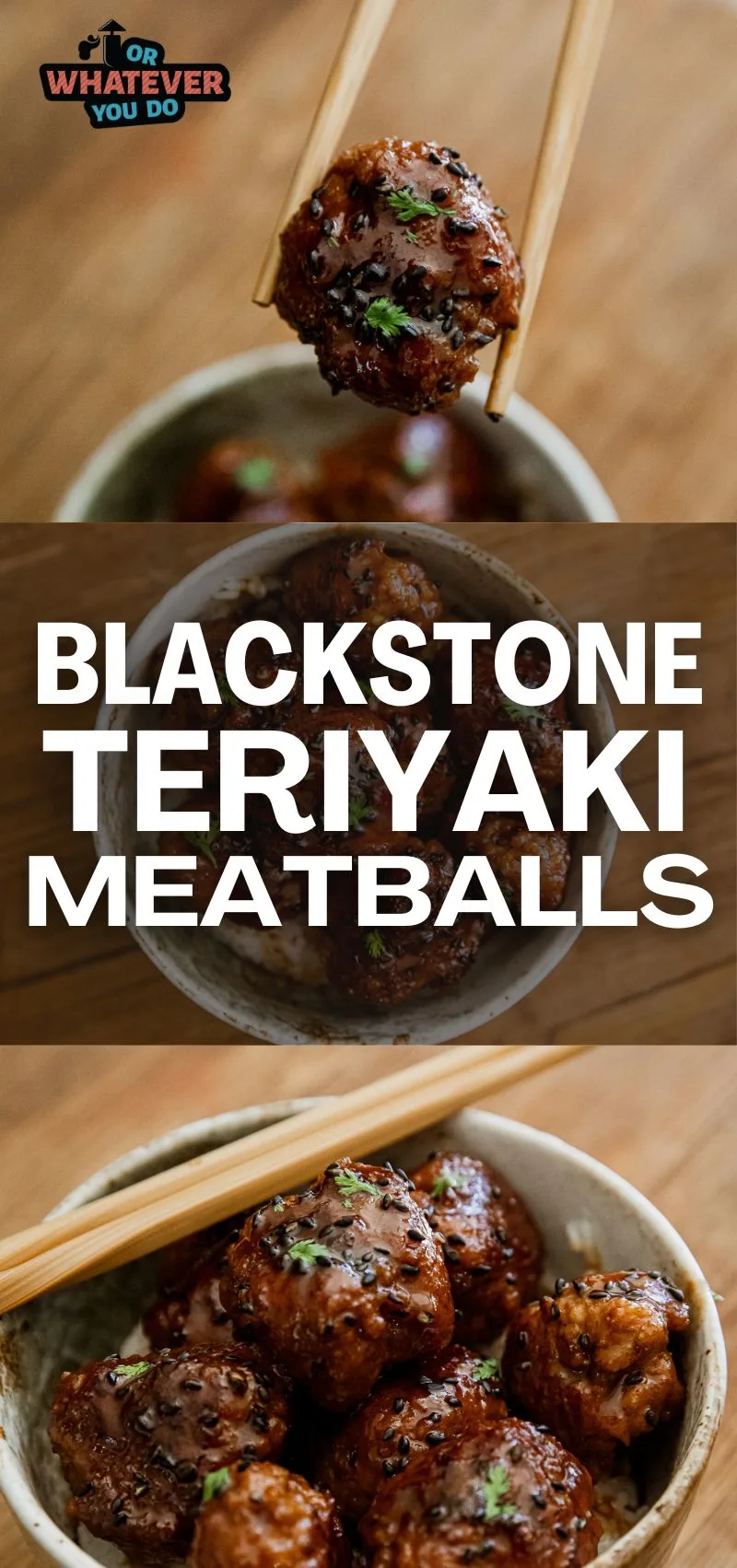 Blackstone Teriyaki Meatballs