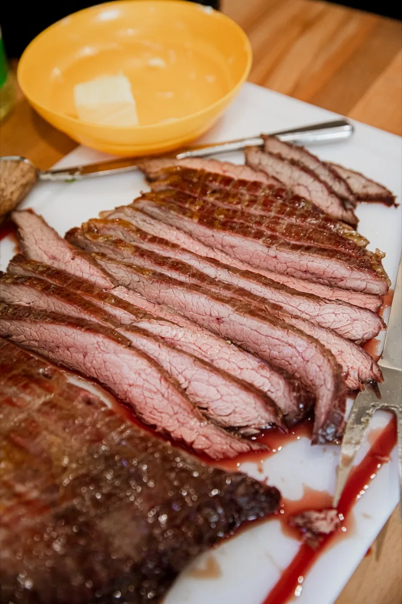 Smoked Bachan's Flank Steak