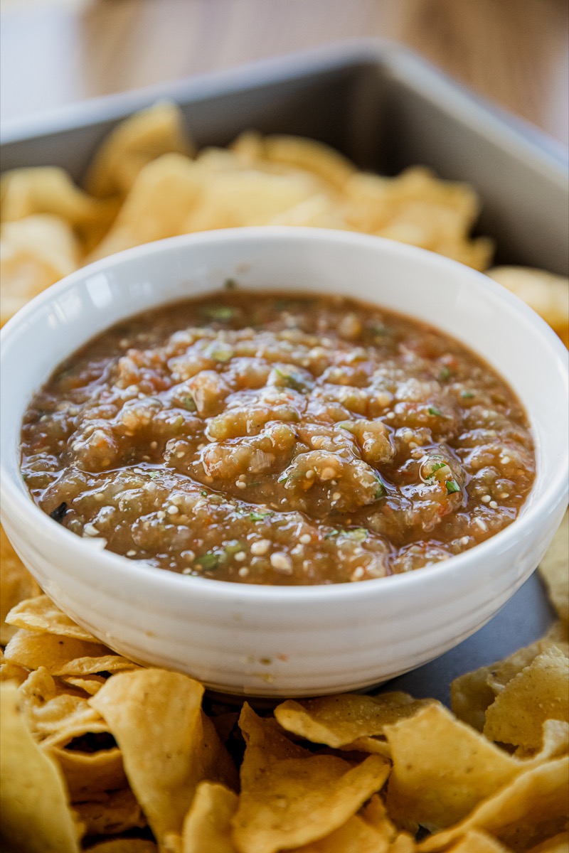 Smoked Tomatillo Salsa