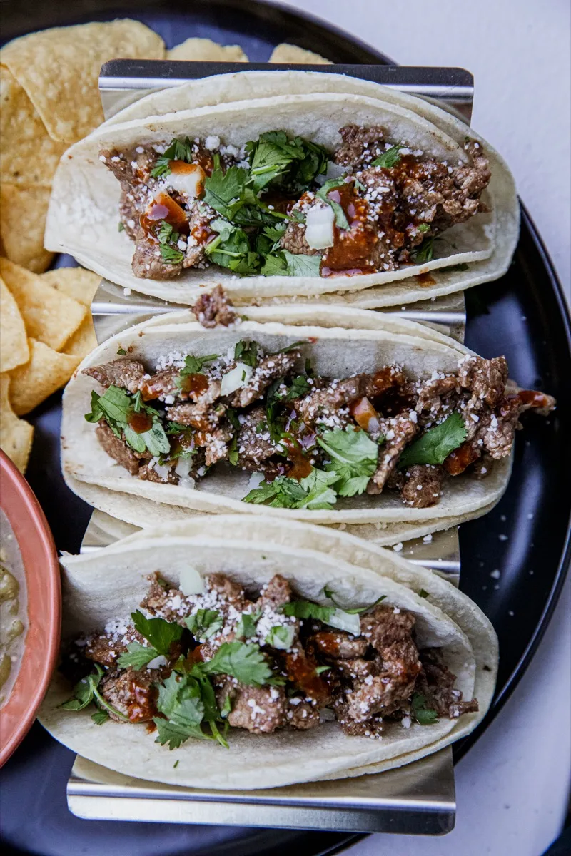 Blackstone Tacos Borrachos